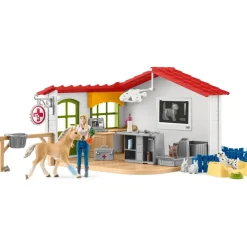 Schleich Farm World Tierarzt-Praxis mit Haustieren 42502