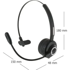 Schwaiger Headset Mono Bluetooth (Schwarz)