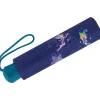 Scout Kinder-Taschenschirm mit reflektierenden Streifen Blue Star