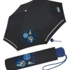 Scout Kinder-Taschenschirm mit reflektierenden Streifen Black Galaxy