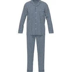 Seidensticker Pyjama bunt Dunkelblau 58