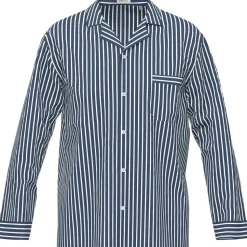 Seidensticker Pyjama bunt Dunkelblau 58