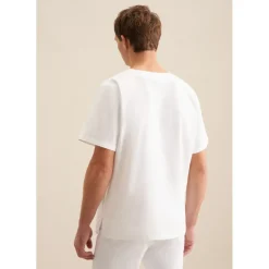 Seidensticker SEIDENSTICKER, Herren, Gr. XL (43-44), normale Ärmellängen, weiß, 60% Baumwolle, 40% Polyester, unifarben, regular fit, V-Ausschnitt, gerader Abschluss, Hemden, Kasack Uni