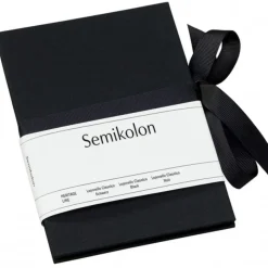 Semikolon Uni Leporello Fotoalbum senkrecht schwarz