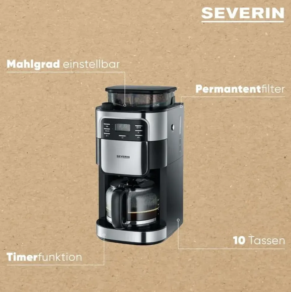Severin Filterkaffeemaschine mit Mahlwerk