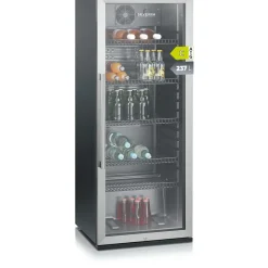 Severin FKS 8841 Getränkekühlschrank (237 l, 1410 mm hoch, Schwarz)