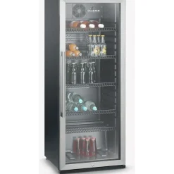 Severin FKS 8841 Getränkekühlschrank (237 l, 1410 mm hoch, Schwarz)