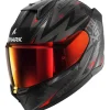 Shark D-Skwal 3 Blast-R Matt Schwarz/Grau/Rot S