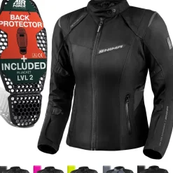 SHIMA Rush 2.0 Motorradjacke Schwarz XL