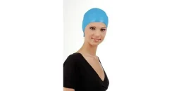 Sibel Strähnenhaube Gummi blau