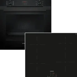 Siemens Backofenset Teleskopauszug 3D Heissluft EcoClean Induktion PowerBoost