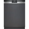 Siemens iQ300 SN53ES22CE Einbau-Geschirrspüler (teilintegrierbar, 598 mm breit, Edelstahl)