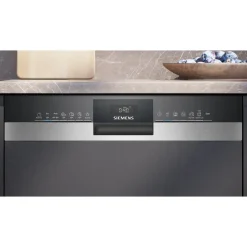 Siemens iQ300 SN53ES22CE Einbau-Geschirrspüler (teilintegrierbar, 598 mm breit, Edelstahl)