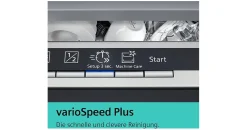Siemens iQ500 SN45ZS07CE Einbau-Geschirrspüler (unterbaufähig, 598 mm breit, Edelstahl)