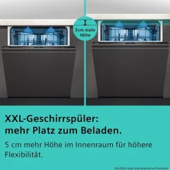 Siemens iQ300 SX73EX22CE Einbau-Geschirrspüler (vollintegrierbar, 598 mm breit)