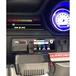 SIMRON POLIZEI Kinderauto mit Funkgerät blau (DE)