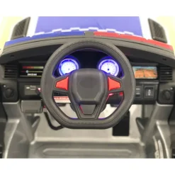 SIMRON POLIZEI Kinderauto mit Funkgerät blau (DE)