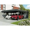 SKANHOLZ Friesland Hybrid Set 14 5,57 x 7,08 m anthrazit inkl. Abstellraum