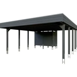 SKANHOLZ Friesland Hybrid Set 14 5,57 x 7,08 m anthrazit inkl. Abstellraum