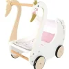 Small Foot Company Puppenwagen Schwan mehrfarbig Weiß