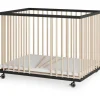 Sämann Laufgitter, mit 3 Schlupfsprossen – schwarz/natur - Premium Kollektion | Gr.: 75x100 cm,