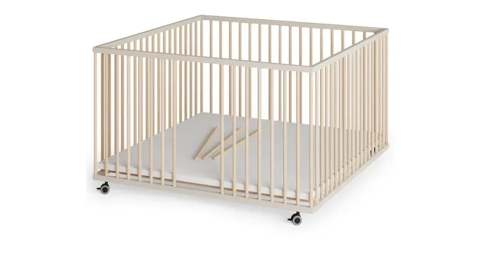 Sämann Laufgitter XXL Sprossen sahara dust/natur, Premium Kollektion | Gr.: 120x120 cm,
