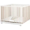 Sämann Sämann® – make a difference. Laufgitter, Weiß, Natur, Holz, Echtholz,Buche, 100x74x100 cm, Babymöbel, Laufstall, Baby