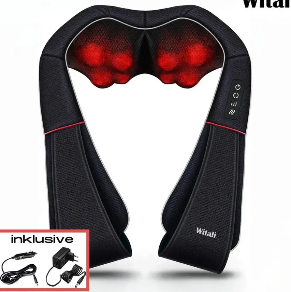 Smartec Shiatsu Nacken-Schulter-Massagegerät mit HeatFlow