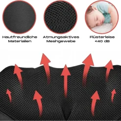 Smartec Shiatsu Nacken-Schulter-Massagegerät mit HeatFlow