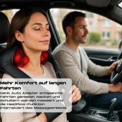 Smartec Shiatsu Nacken-Schulter-Massagegerät mit HeatFlow
