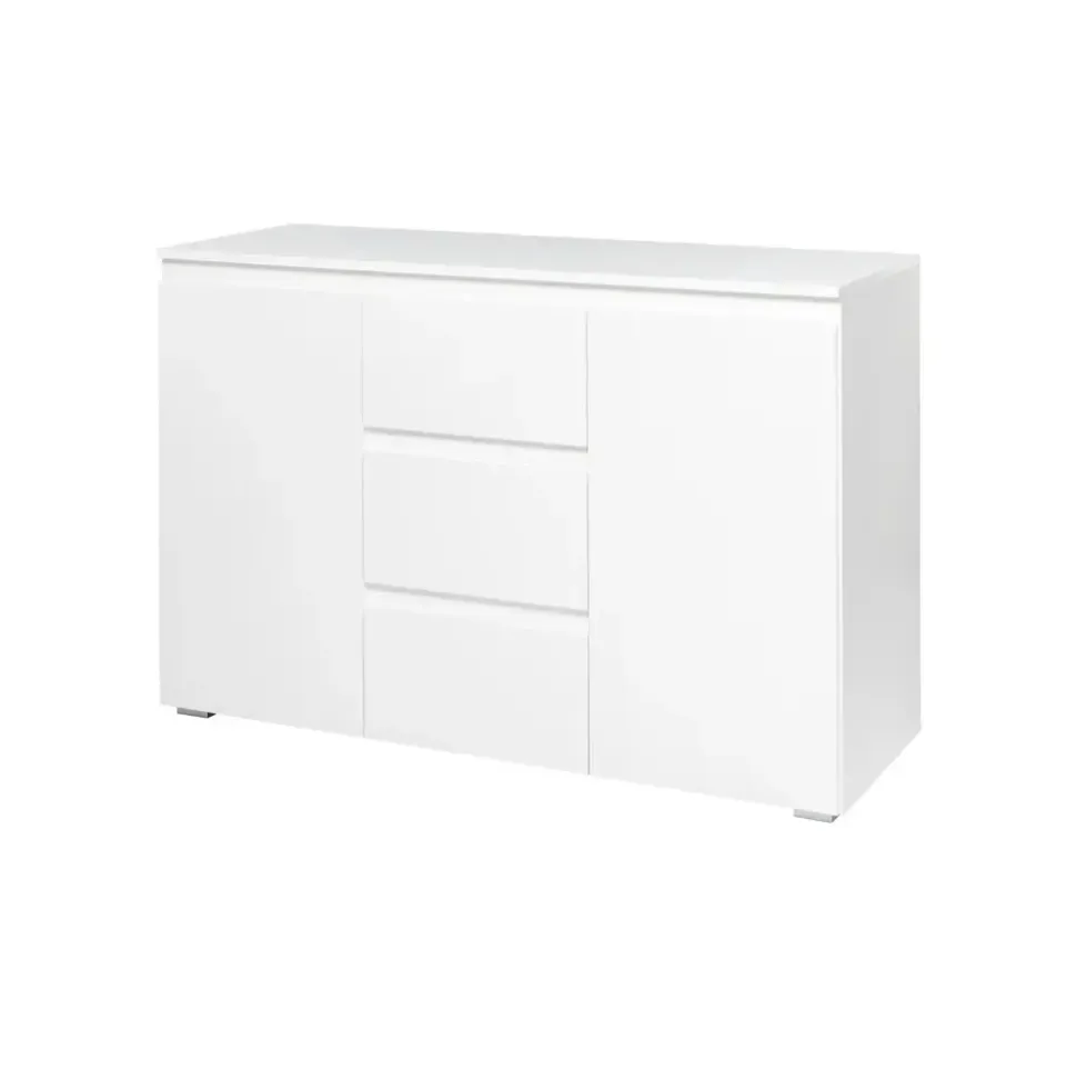 Smart Kommode 120 x 80 x 40 cm weiß