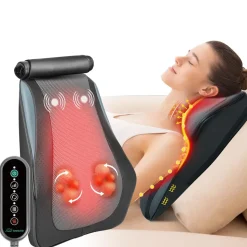 SNAILAX 3D Knet-Massagekissen Nackenmassagegerät