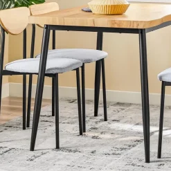 SoBuy Essgruppe Esstisch Set 5-teilig Bartisch mit 4 Stühlen