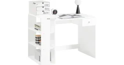 SoBuy Schreibtisch FWT35-W Weiß