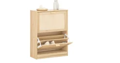 SoBuy Schuhkipper 60 x 80 x 24 cm beige / beige