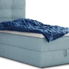 Sofnet Boxspringbett Best Mini 120 x 200 cm Blau