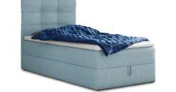 Sofnet Boxspringbett Best Mini 120 x 200 cm Blau