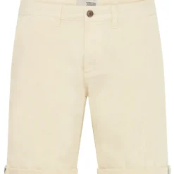 !Solid Shorts SOLID "Shorts SDLoras", Herren, Gr. 3XL, N-Gr, beige (bleached s), Obermaterial: 55% Leinen LI. 45% Baumwolle CO., Hosen Shorts