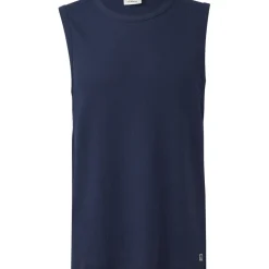 s.Oliver Jersey-Tanktop mit Rippstruktur - blau - XL