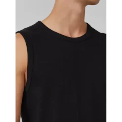 s.Oliver Jersey-Tanktop mit Rippstruktur - schwarz - XXL