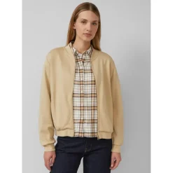 s.Oliver Weicher Interlock-Blouson mit Eingrifftaschen - beige - 38