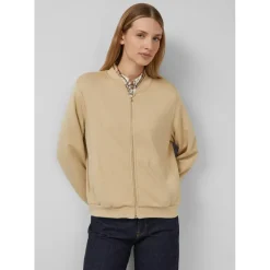 s.Oliver Weicher Interlock-Blouson mit Eingrifftaschen - beige - 42