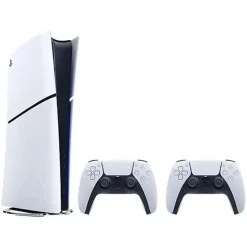 Sony PlayStation 5 Digital Edition 825 GB Weiß + 2 DualSense-Controller