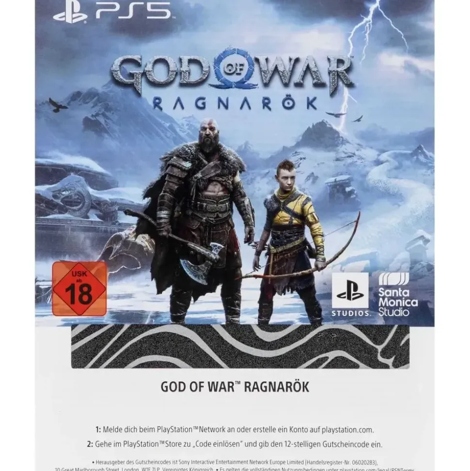 Sony PlayStation 5 Disc Edition + God of War: Ragnarök