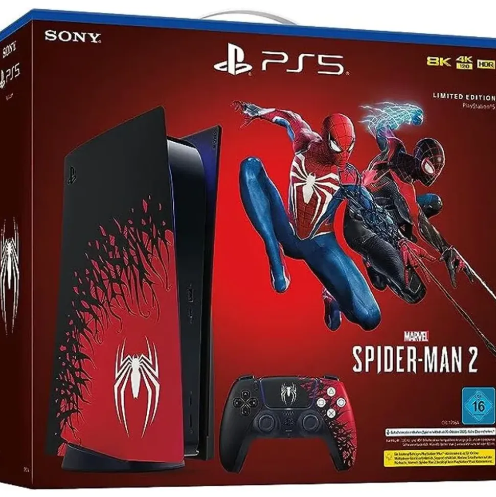 Sony PlayStation 5 Disc Edition + Marvel’s Spider-Man 2 Limited Edition
