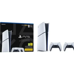 Sony PlayStation 5 Slim Digital Edition + 2. DualSense Wireless-Controller
