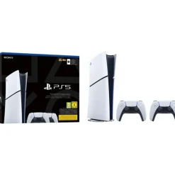 Sony PlayStation 5 Slim Digital Edition + 2. DualSense Wireless-Controller
