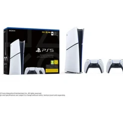 Sony PlayStation 5 Slim Digital Edition + 2. DualSense Wireless-Controller