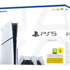Sony PlayStation 5 Slim Disc Edition + 2. DualSense Wireless-Controller