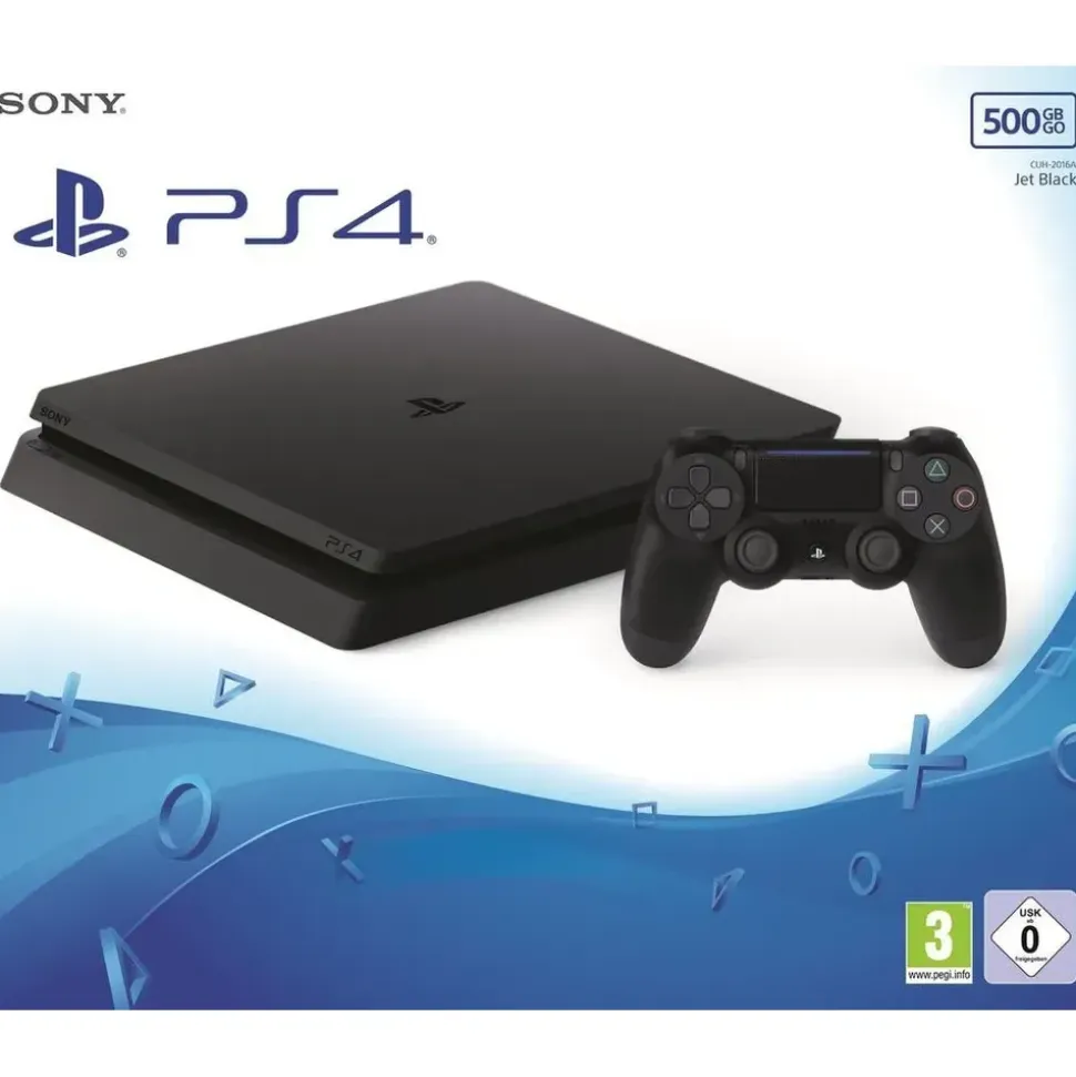 Sony PS4 Slim 500 GB jet black
